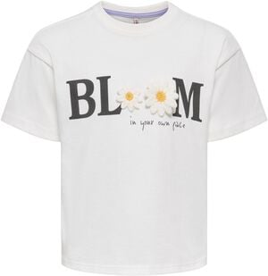 KMGPETAL SS LOOSE PRINTED TEE JRS