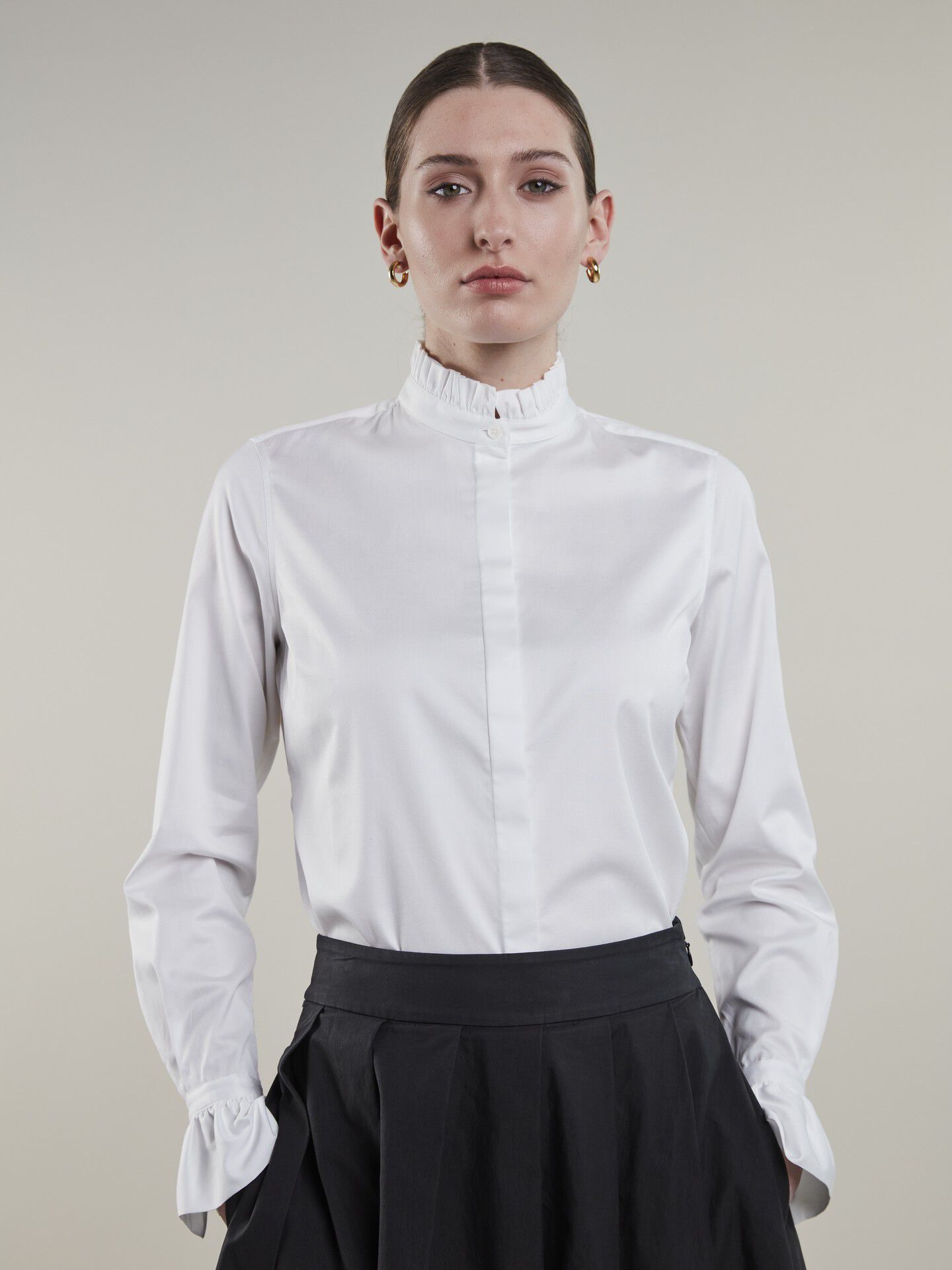 Darya Blouse Neck Frill