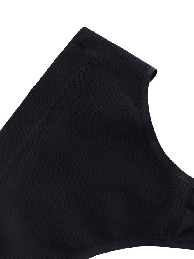 Ribbade string utan sömmar med hög midja