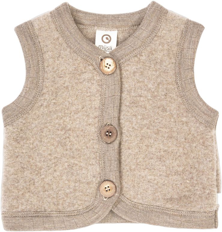 Woolly fleece vest