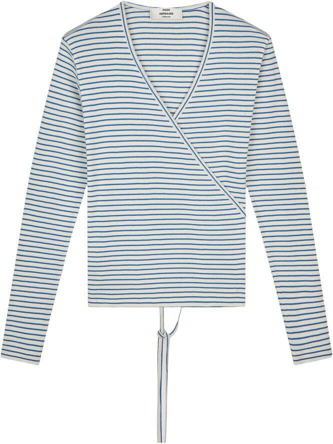 2x2 Cotton Stripe Susi LS Top
