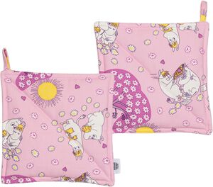 Moomin pot hold st 22x22 Sweethearts