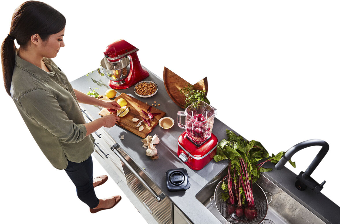 Artisan K400 blender r&ouml;d 1,4 liter L22,91cm B19,28