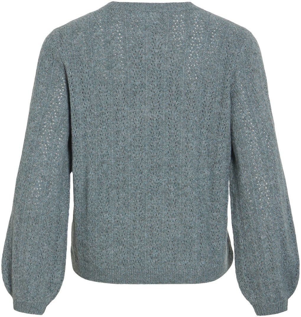VILIGA POINTELLE L/S O-NECK TOP -NO