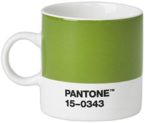 Pantone ESPRESSO CUP Greenery 15-0343