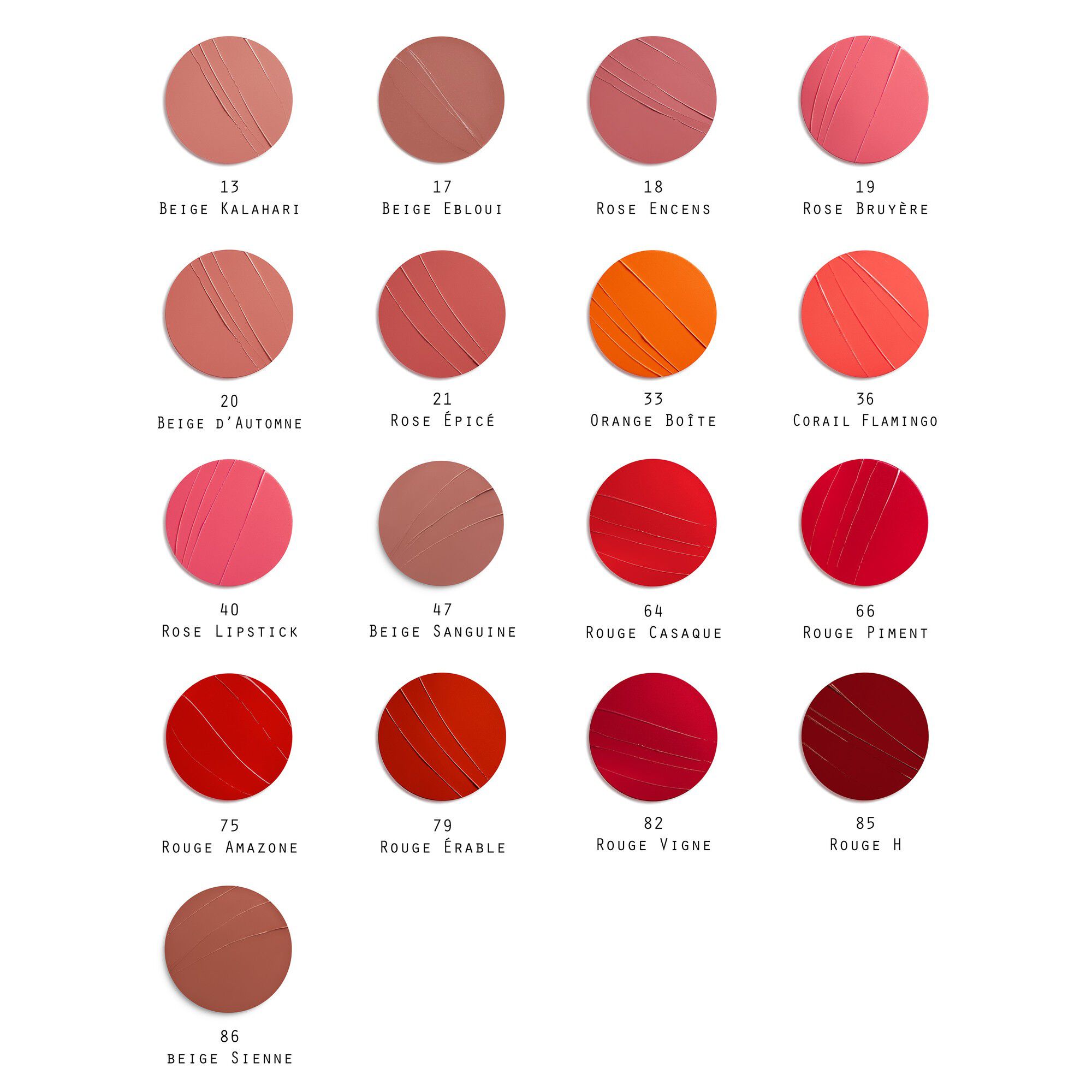 ROUGE HERMES SATIN LIPSTICK X3 BEIGE EBLOUI