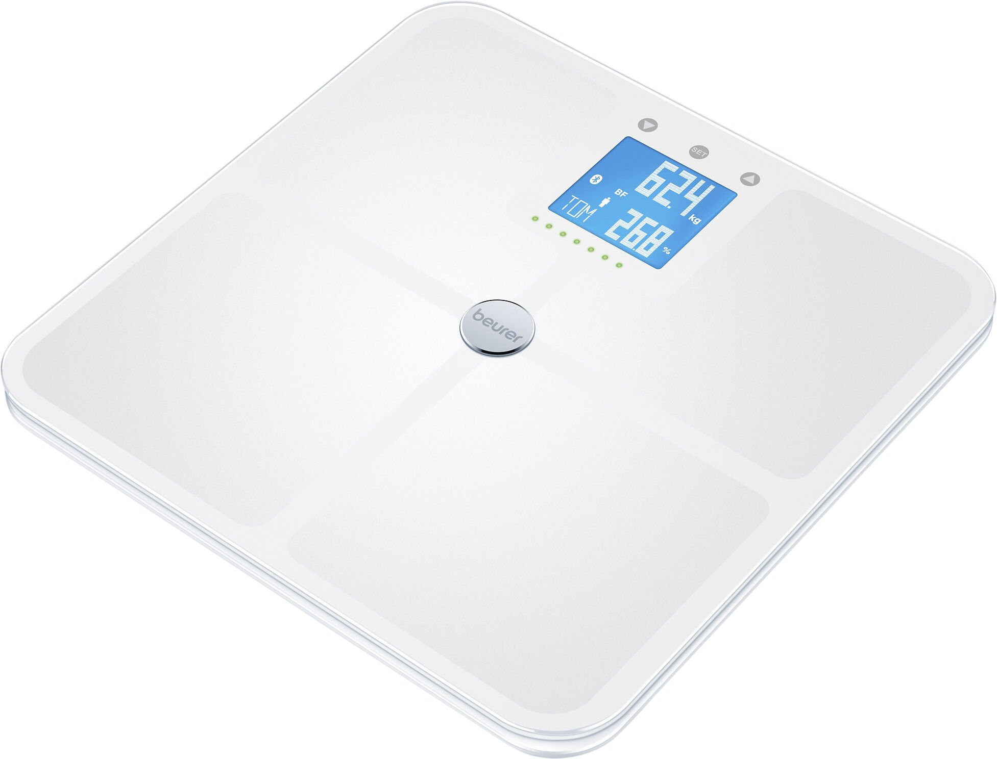 Kroppsanalysev&aring;g med Bluetooth, vit BF 950