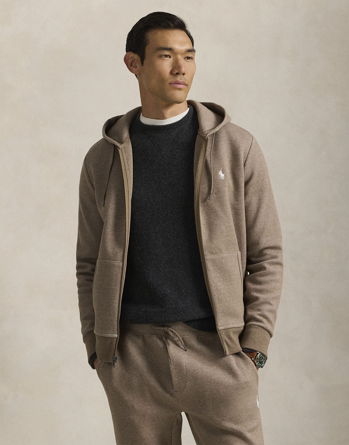 Double-Knit Full-Zip Hoodie