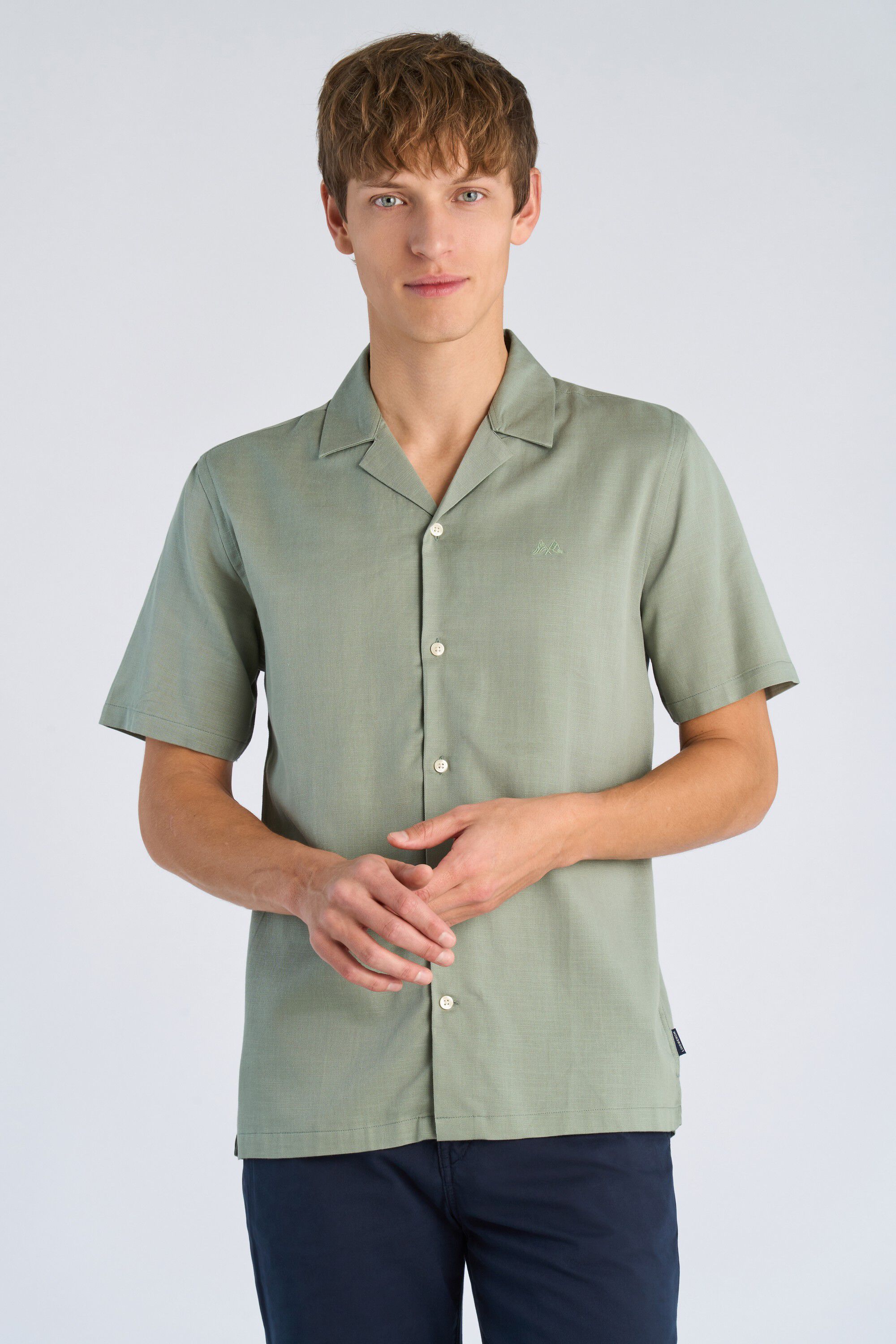 Lyocell blend resort shirt S/S