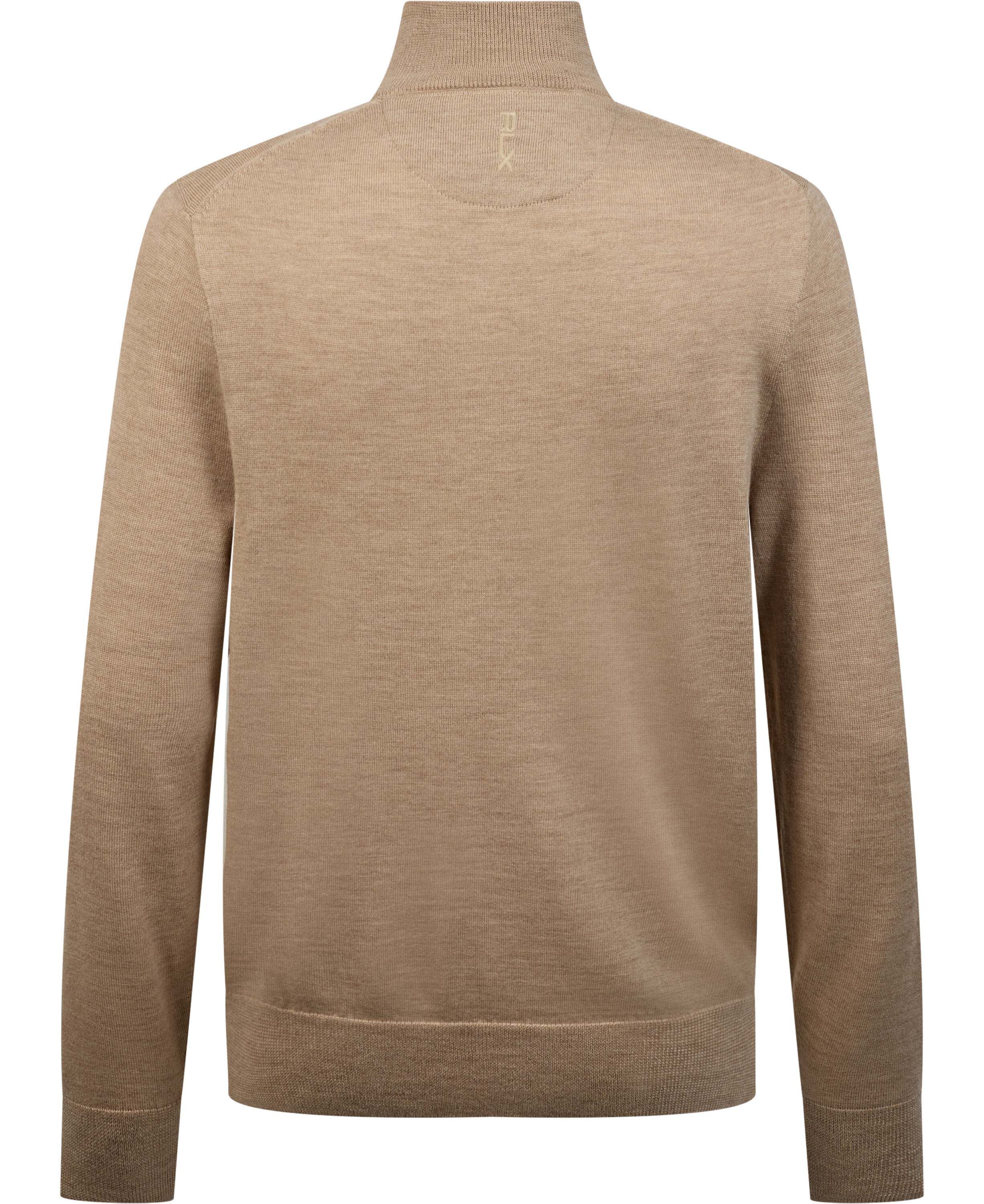 2/30 MERINO WOOL-SWEATER-HALF ZIP