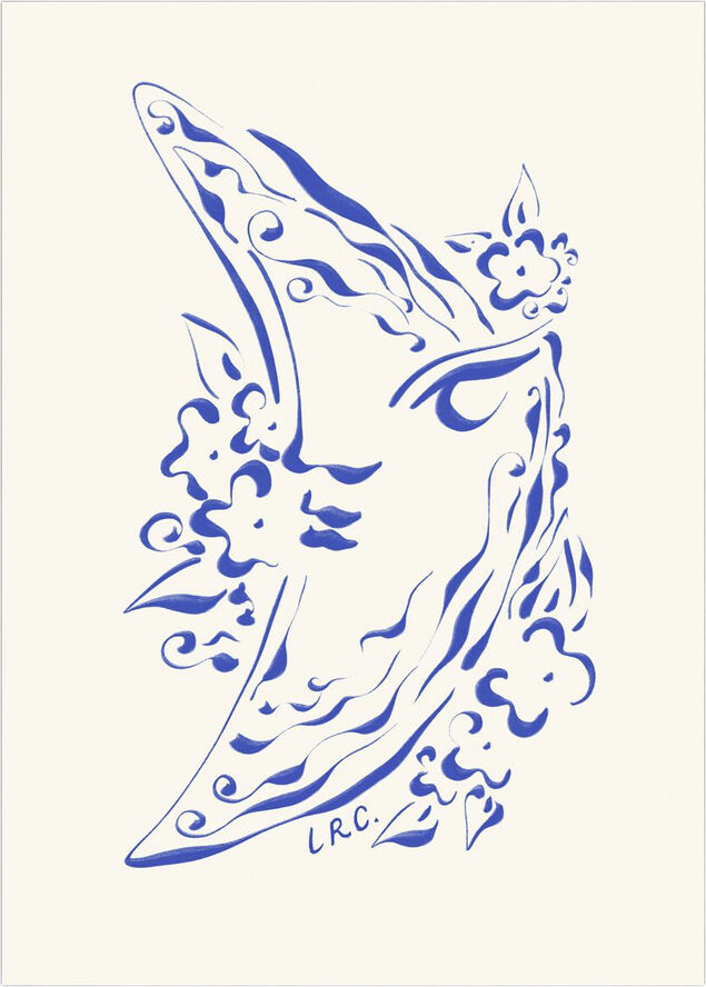 The Poster Club x Lucrecia Rey Caro - Dreaming Moon