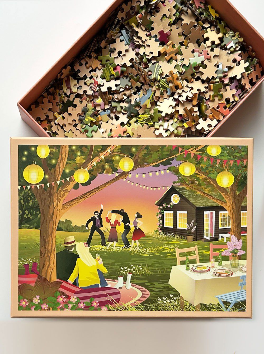 GARDEN PARTY - puslespil med 1000 brikker