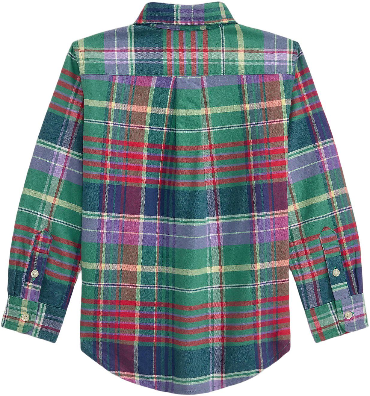 Plaid Brushed Cotton Oxford Shirt