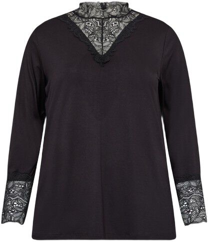 Curvy WA-STELLA 8 Bluse Sort