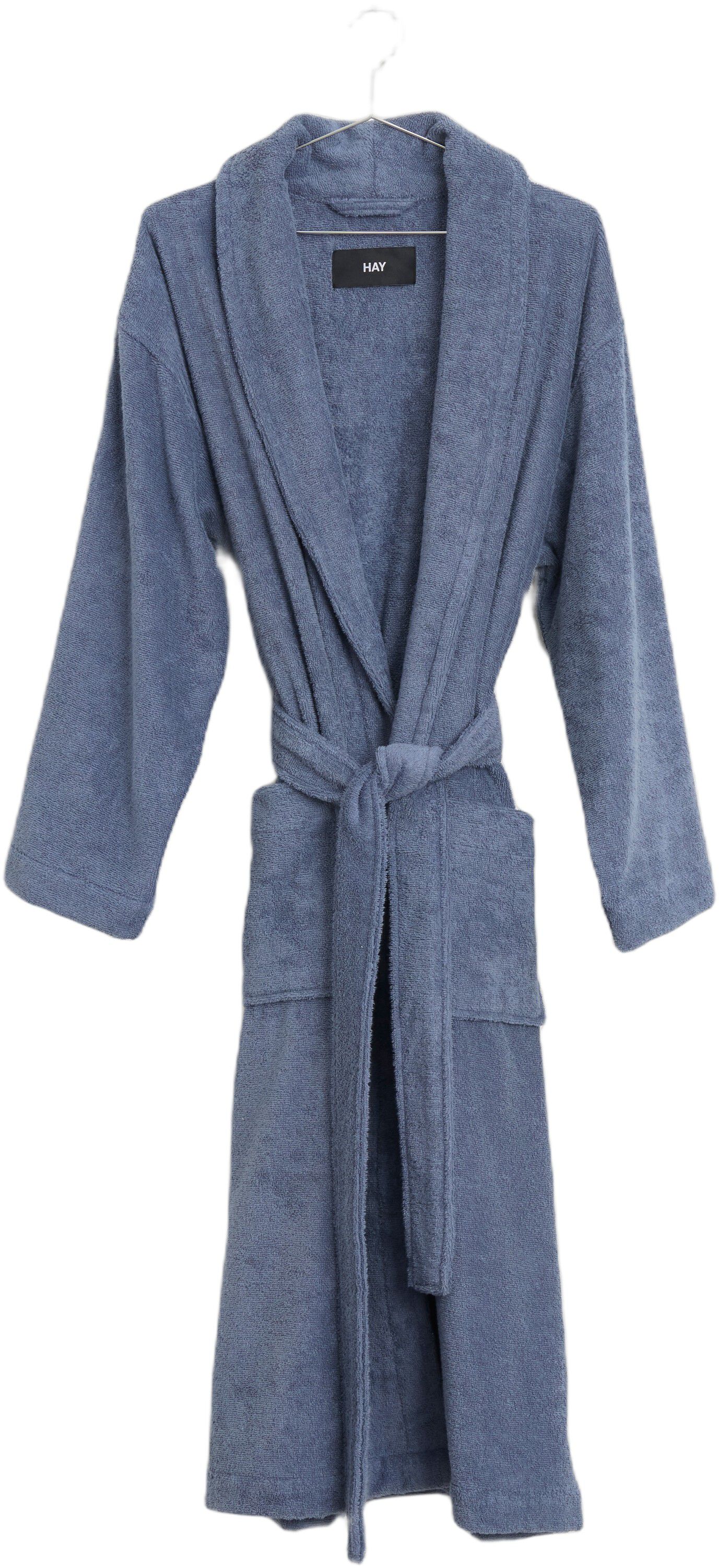 Mono Bathrobe-M/L-Steel blue