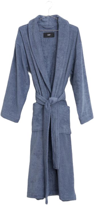 Mono Bathrobe-M/L-Steel blue