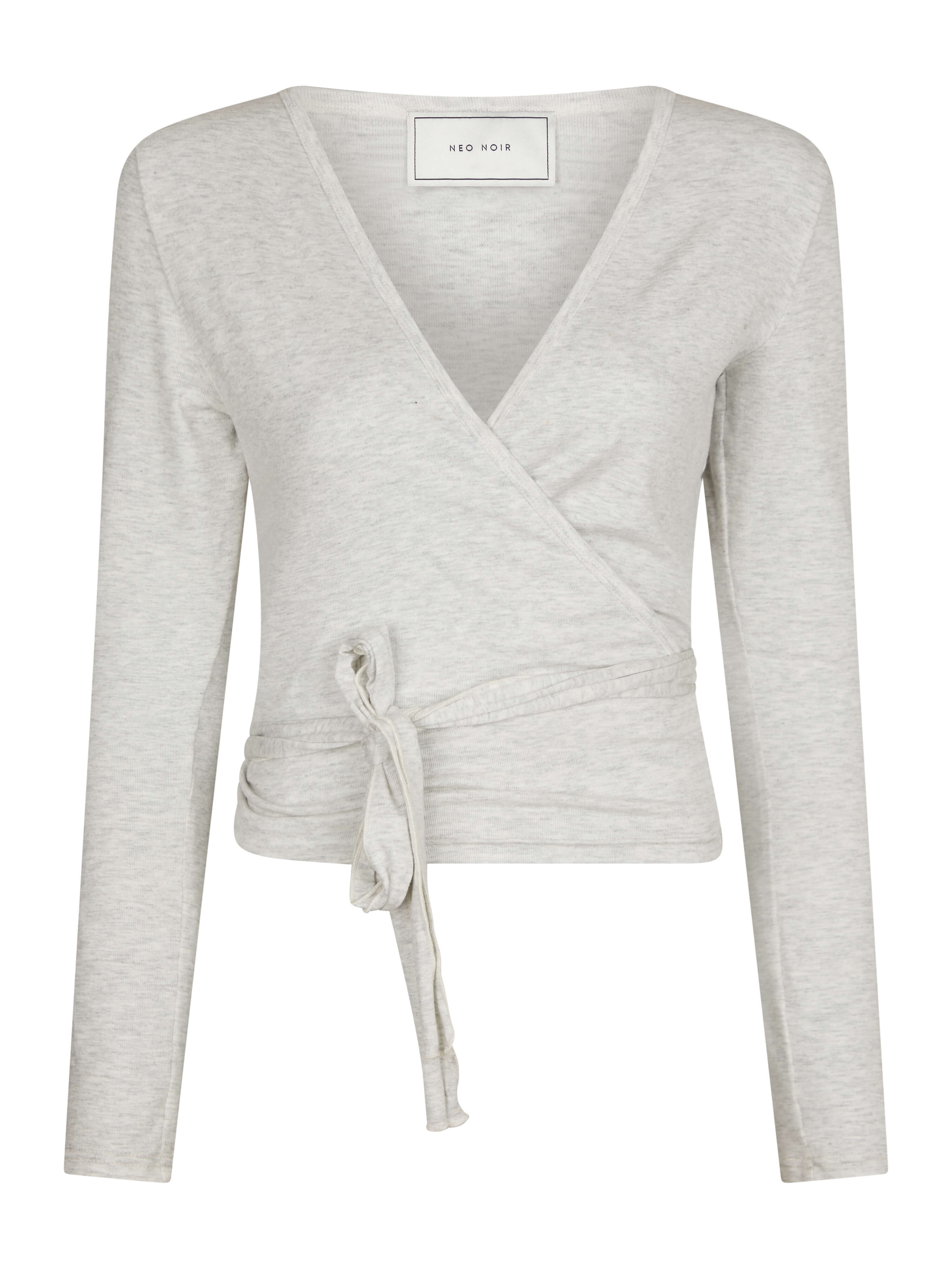 Nia Jersey Wrap Blouse