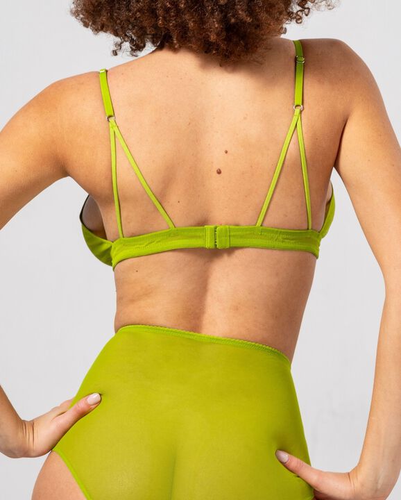 Mesh Triangle Bralette