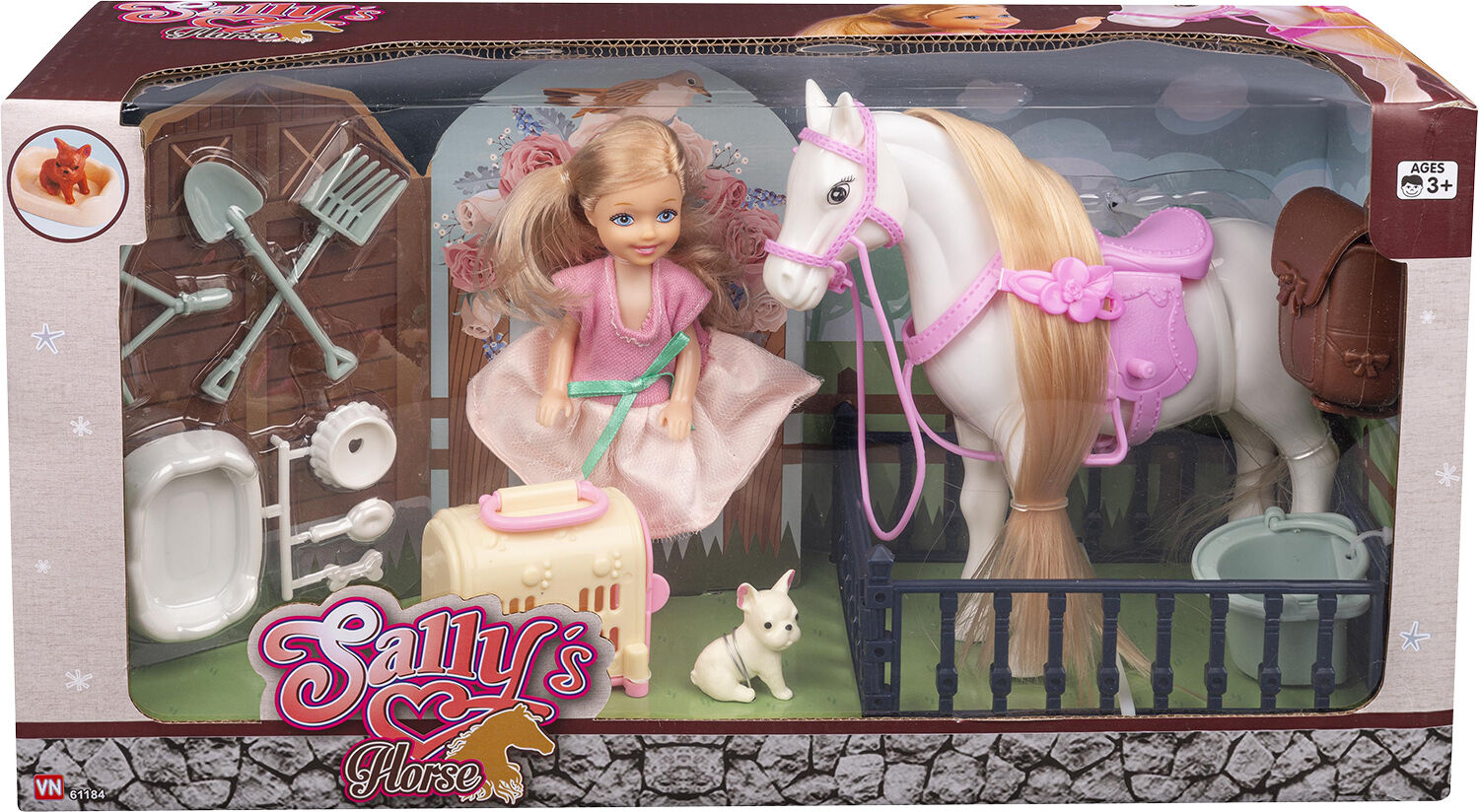 SALLY HVIDHEST-HUND-TILBE