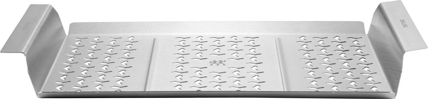 BBQ+ Grillkorg XL Silver Rektangul&auml;r