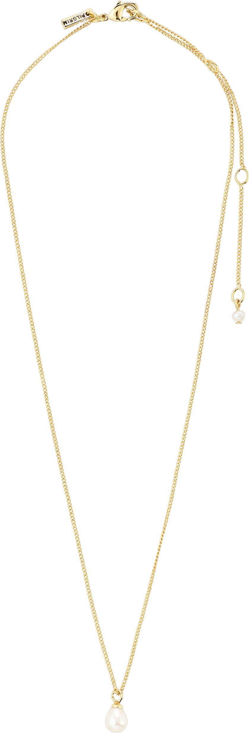 EVENA gift set, necklace & earstuds, gold-plated