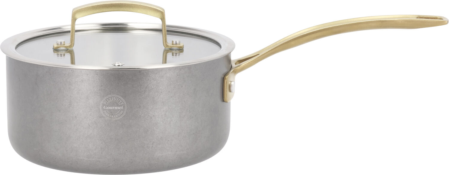 "Kasserolle med lokk Durance 2 liter 18 cm Rustfritt st&Atilde;&yen;l"