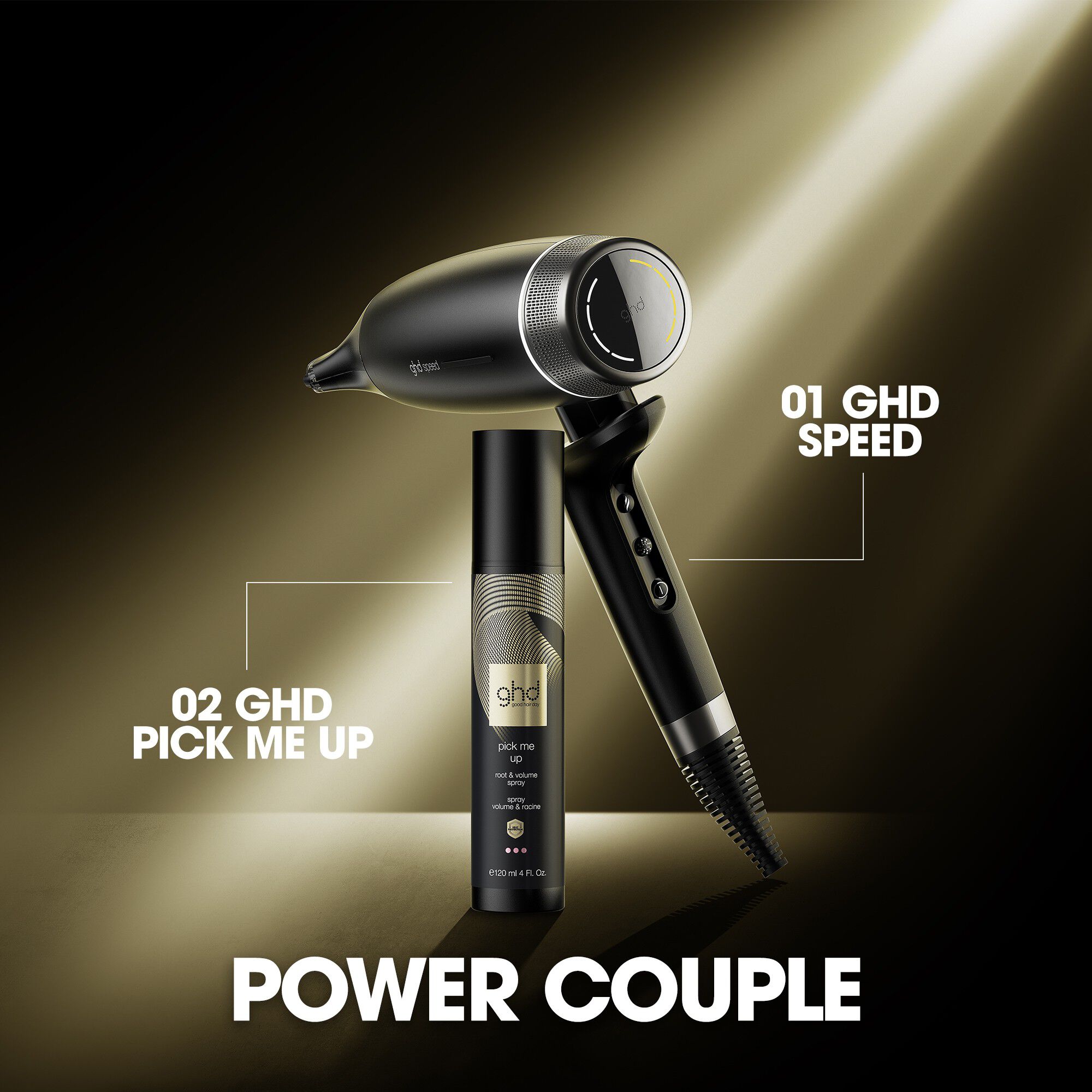 ghd Speed - Hair Dryer Black
