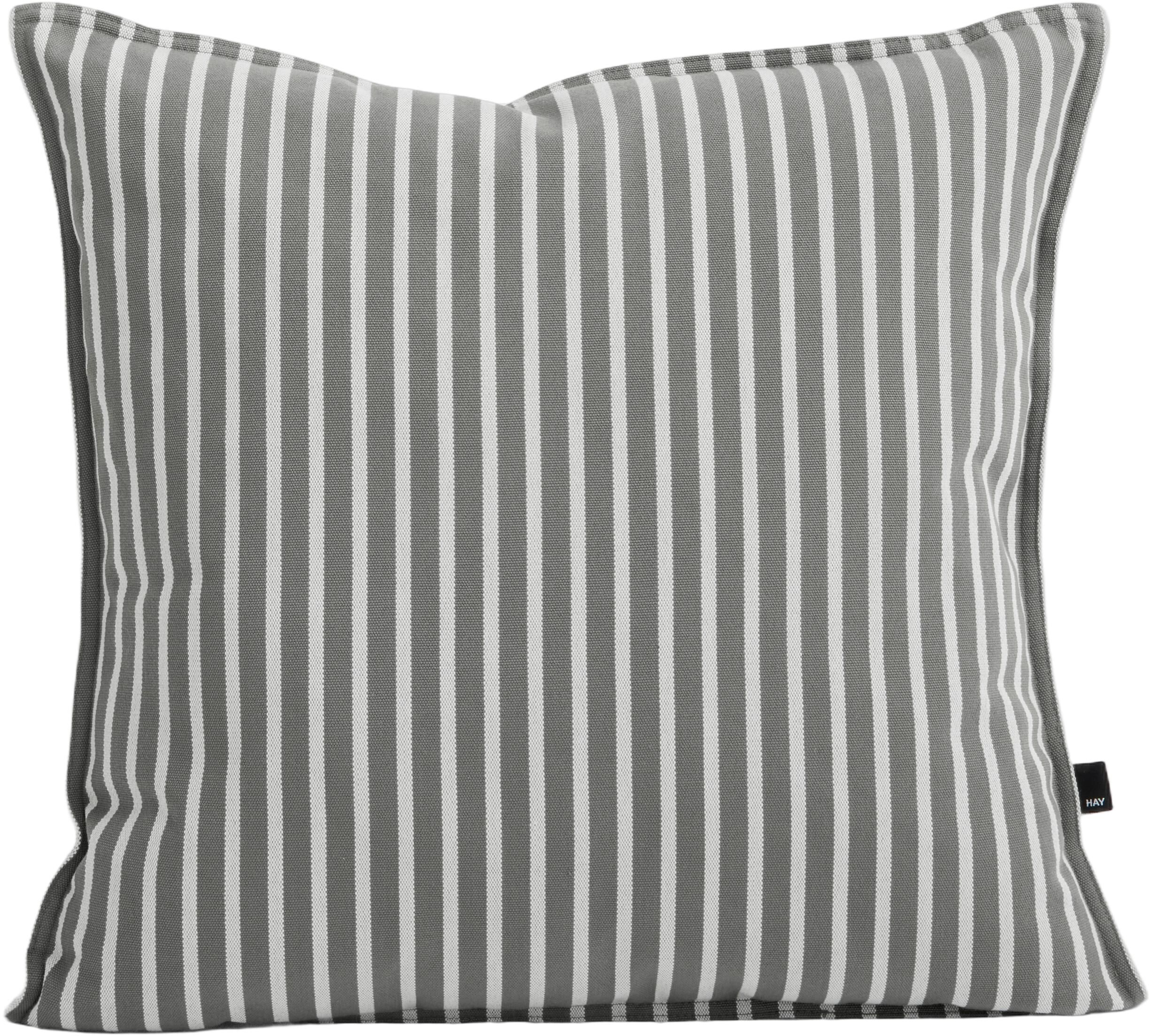 Terrazza Cushion-50 x 50-Grey bold stripe