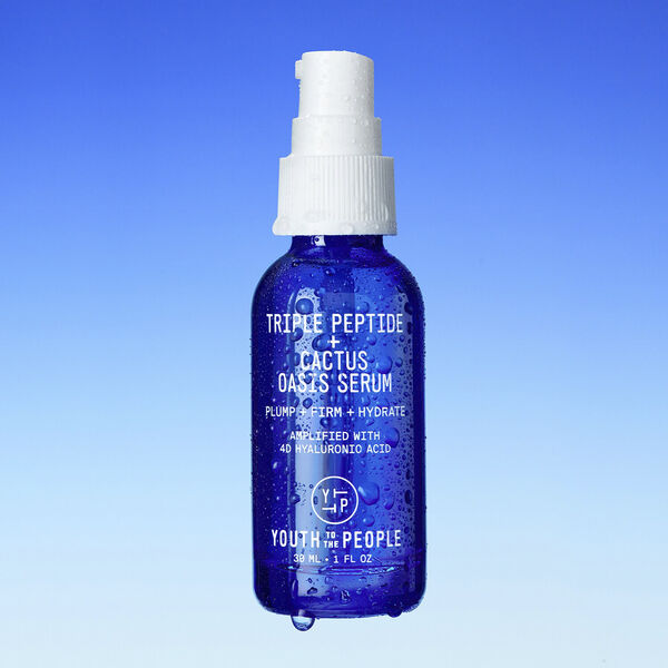 Triple Peptide + Cactus Oasis Serum - Hydrating face and neck serum