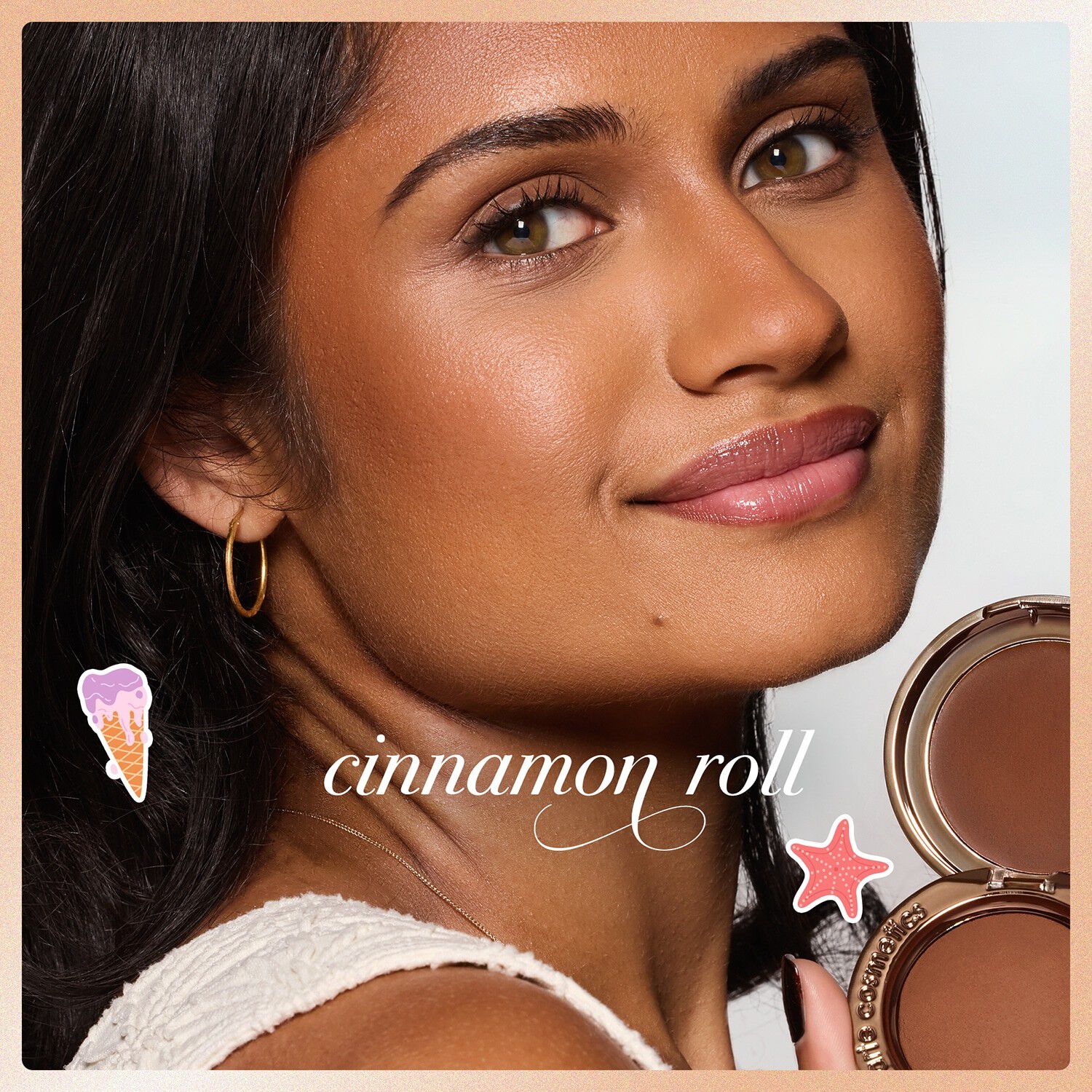 Macaron Sculpt & Bronze Duo - Duo av bronzer i kr&auml;m- & puderform