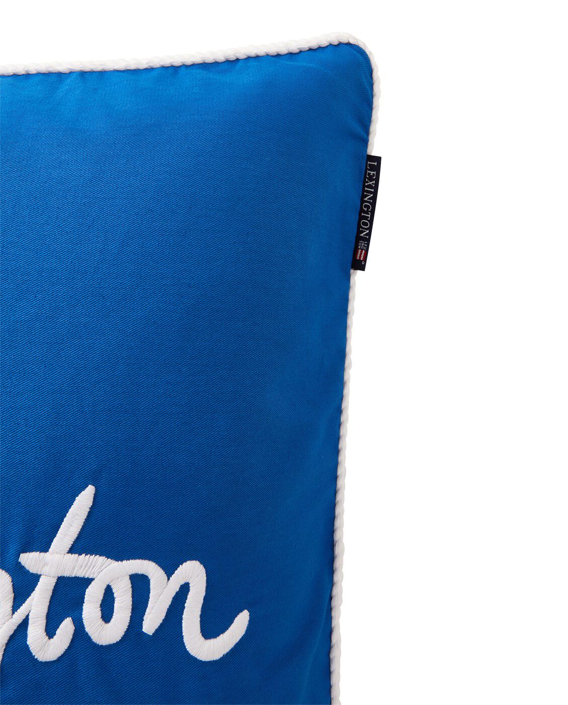 Kuddfodral med logo i ekologisk bomull