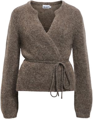 OBJNETE L/S RE TIE CARDIGAN NOOS