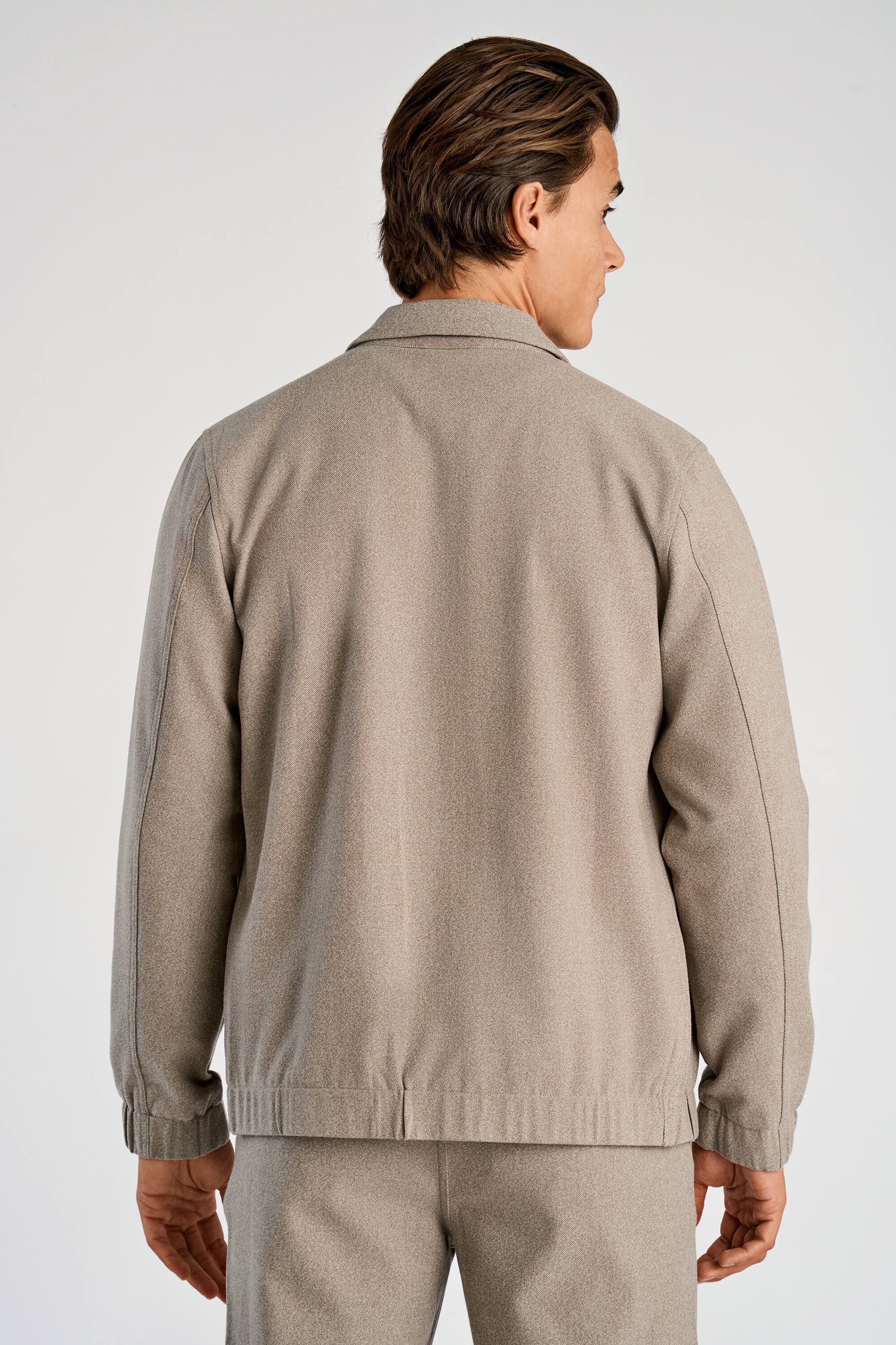 Superflex brushed zip jacket