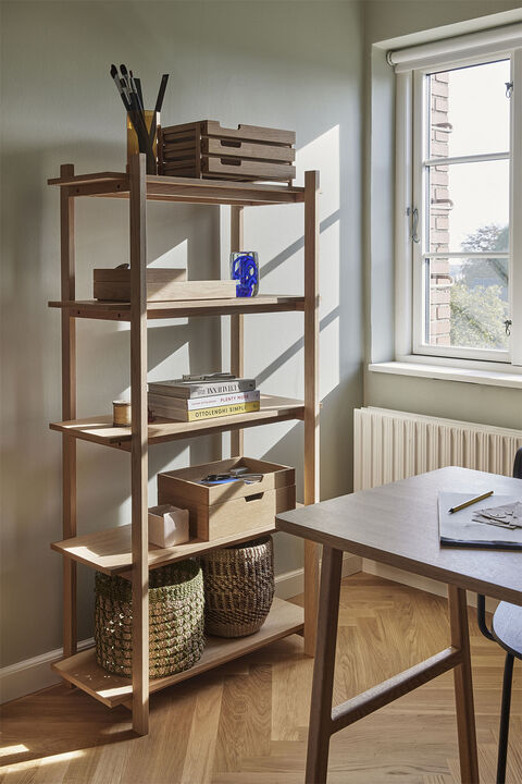 Note Storage Box Natural set of 2