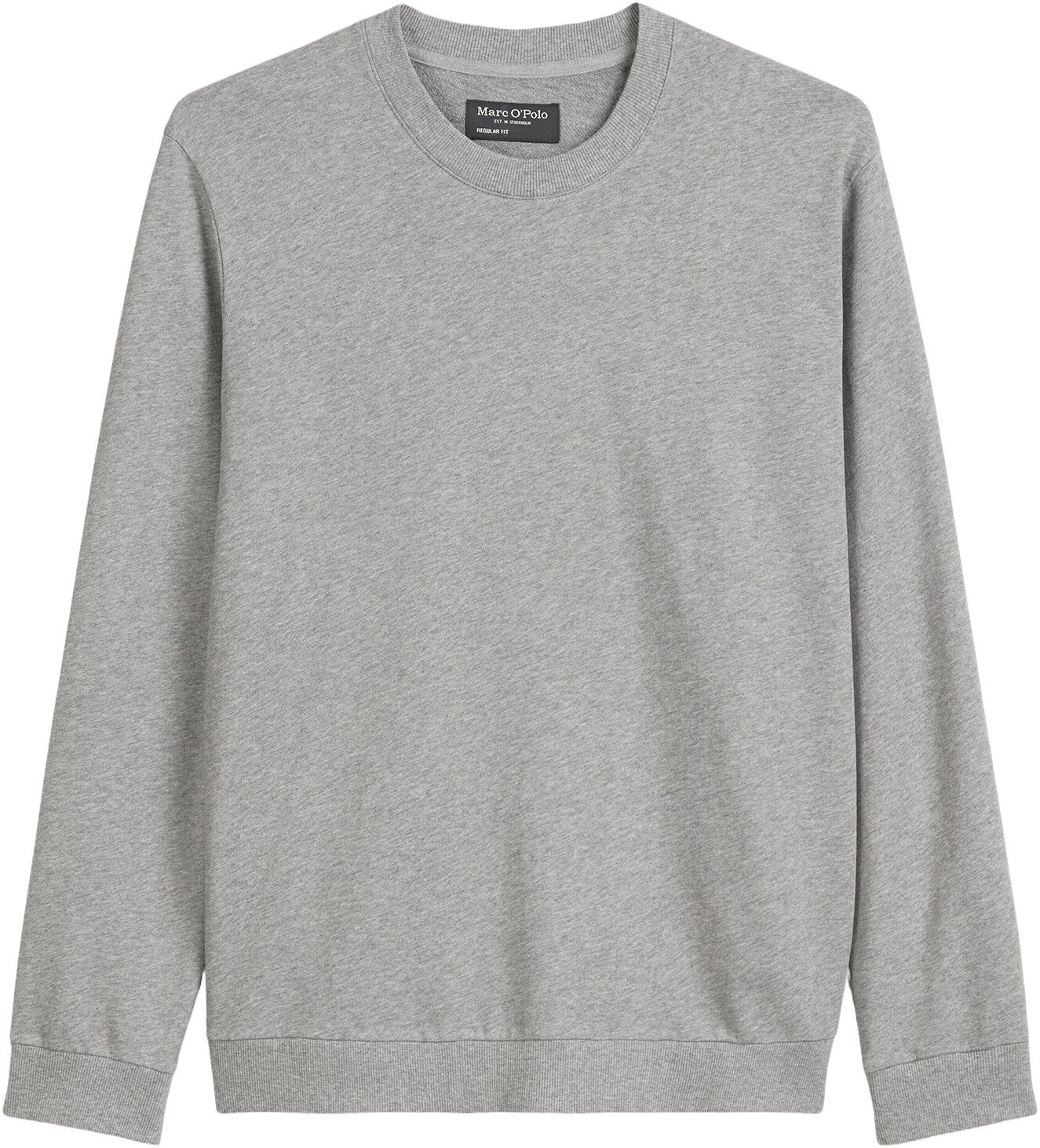 Sweatshirt, long sleeve, ribbed cre