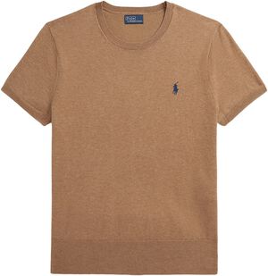 Short-Sleeve Crewneck Sweater