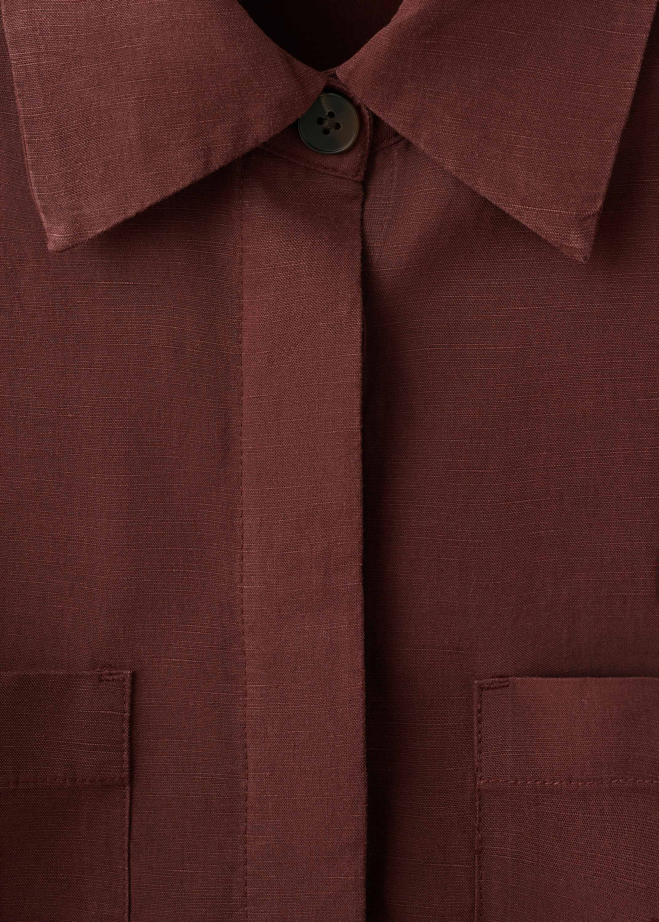 Pocket lyocell overshirt