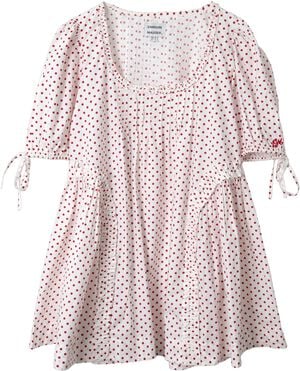 MERI MINI DRESS - RED SPOT