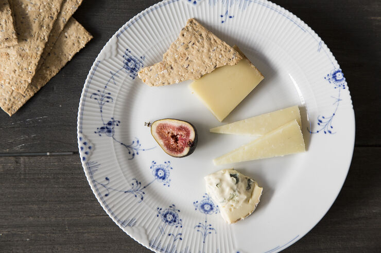 Blue Elements 28 cm tallrik