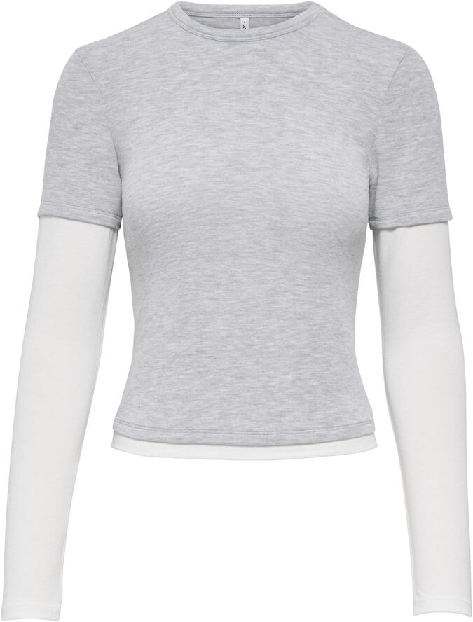 ONLDUBLA L/S DOUBLE TOP JRS