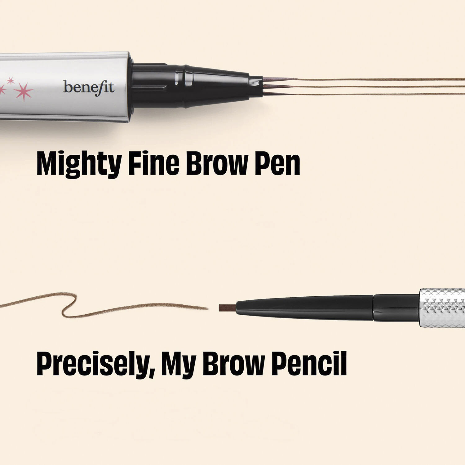 Mighty Fine Brow Pen - &Ouml;gonbrynspenna med triple tip