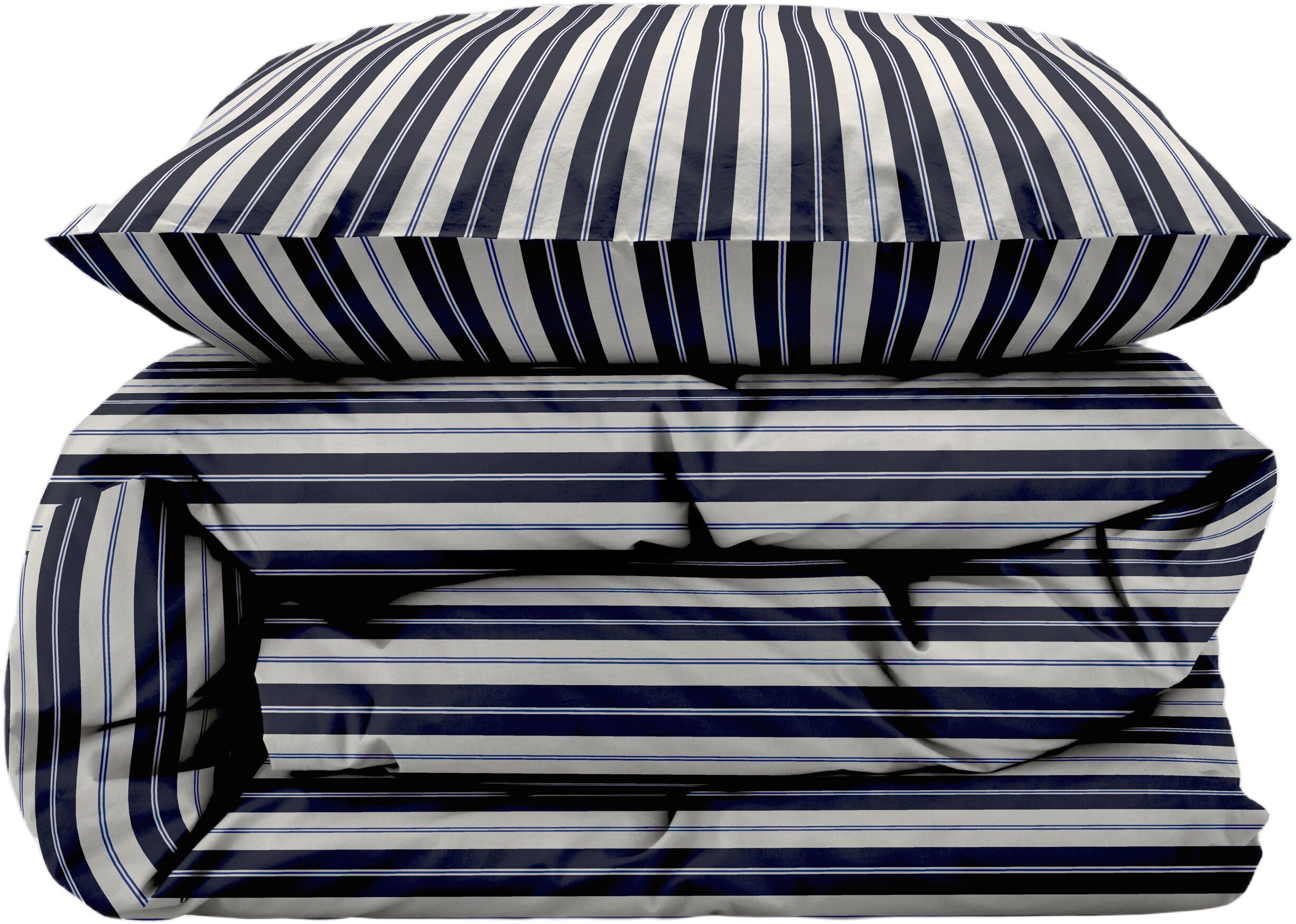 P&aring;slakanset 140x200 Flow Navy blue