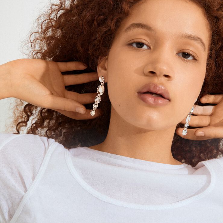 SPARKLE øreringe sølvbelagt