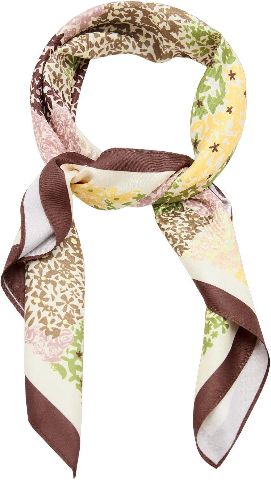 Floral print scarf