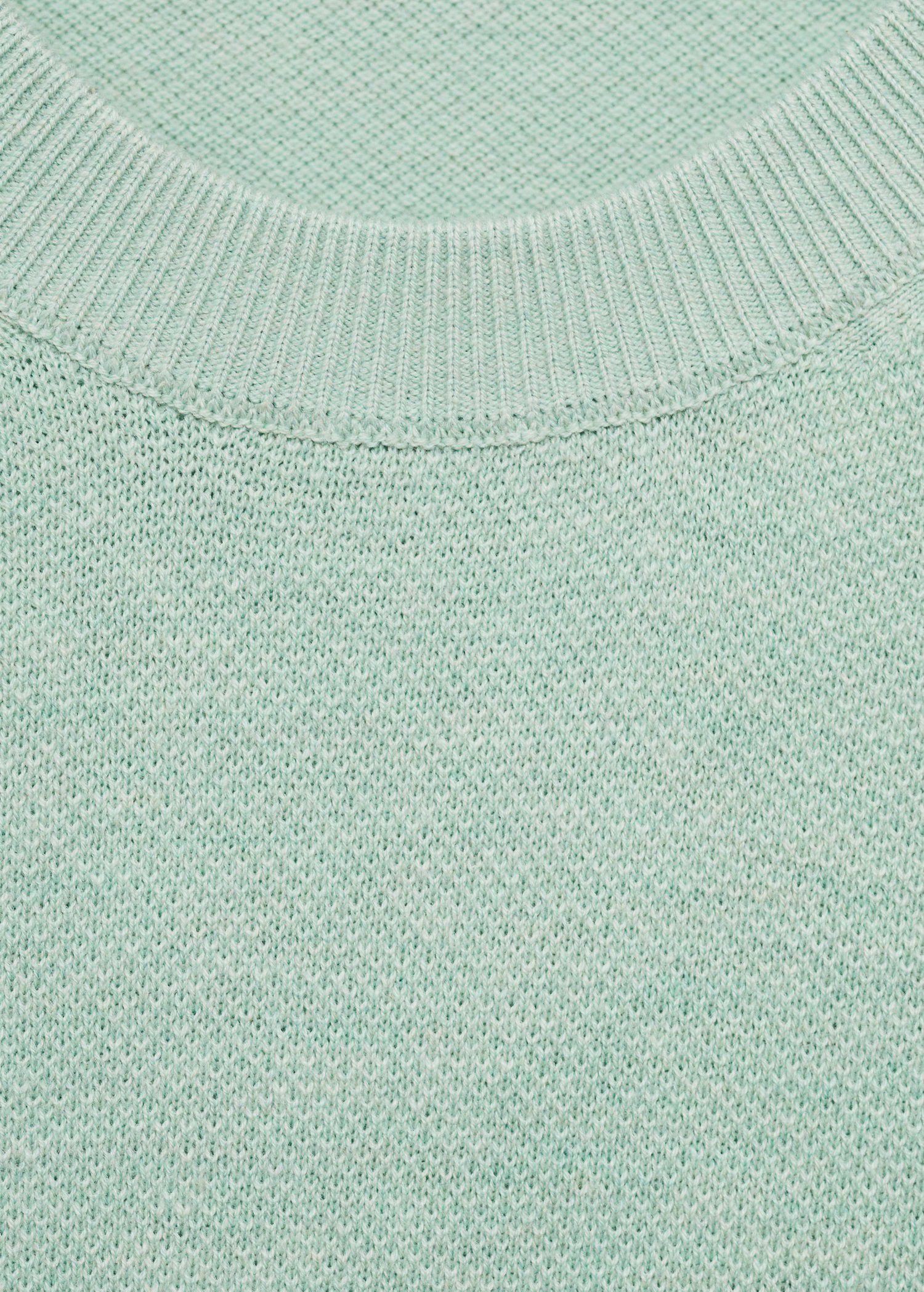 Cotton fine-knit t-shirt