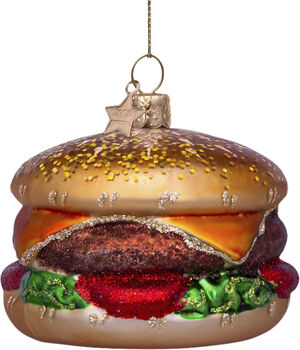 Ornament glass burger