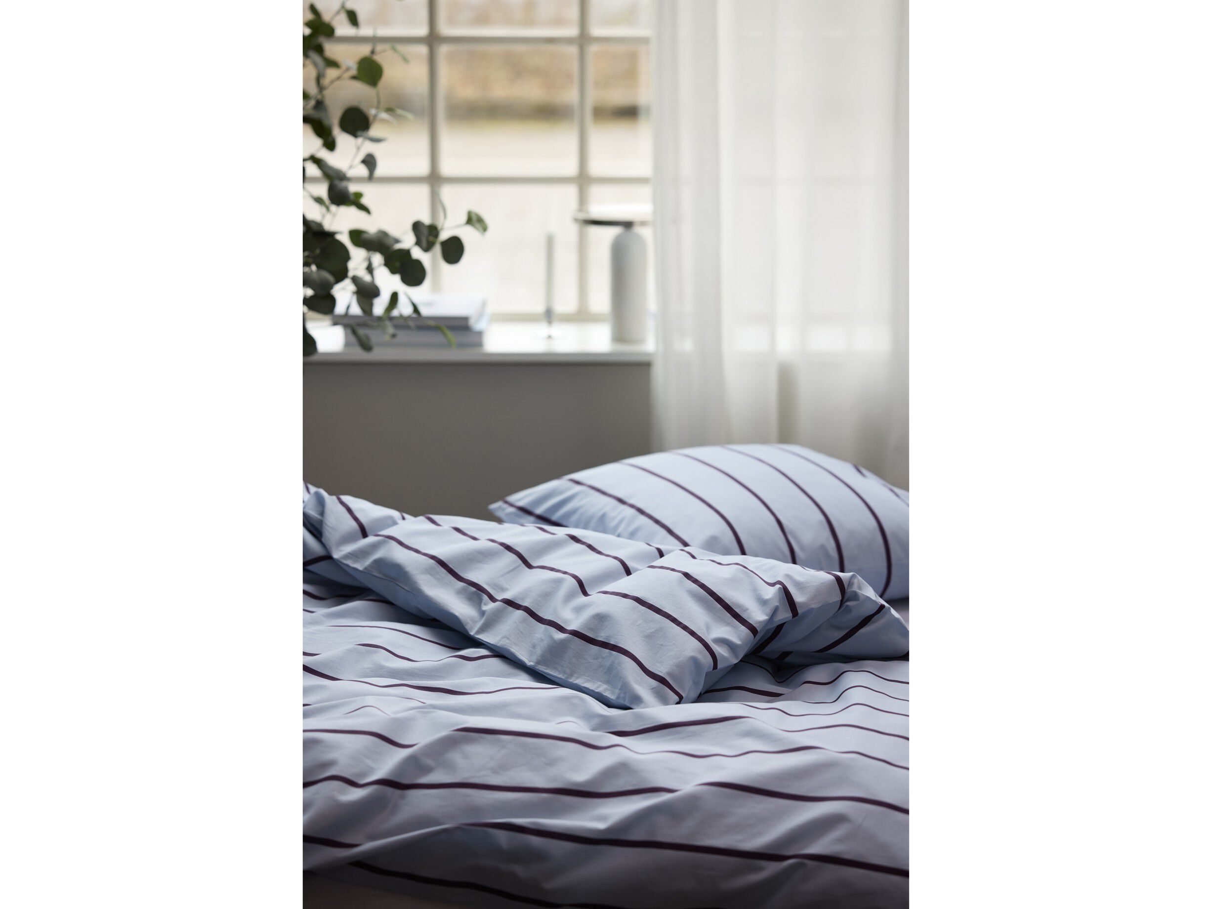 P&aring;slakanset 140x200 Echo Sky Blue