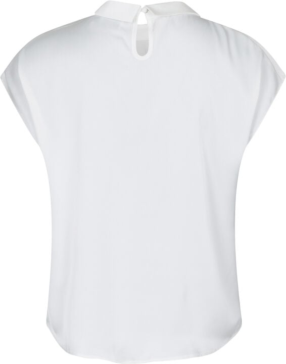 Fleur Drapy Satin Blouse