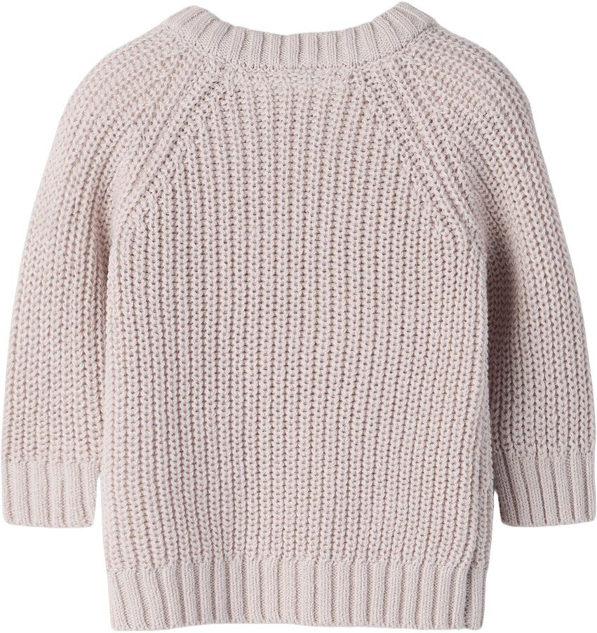 Nbfemlen Emb Ls Knit Lil