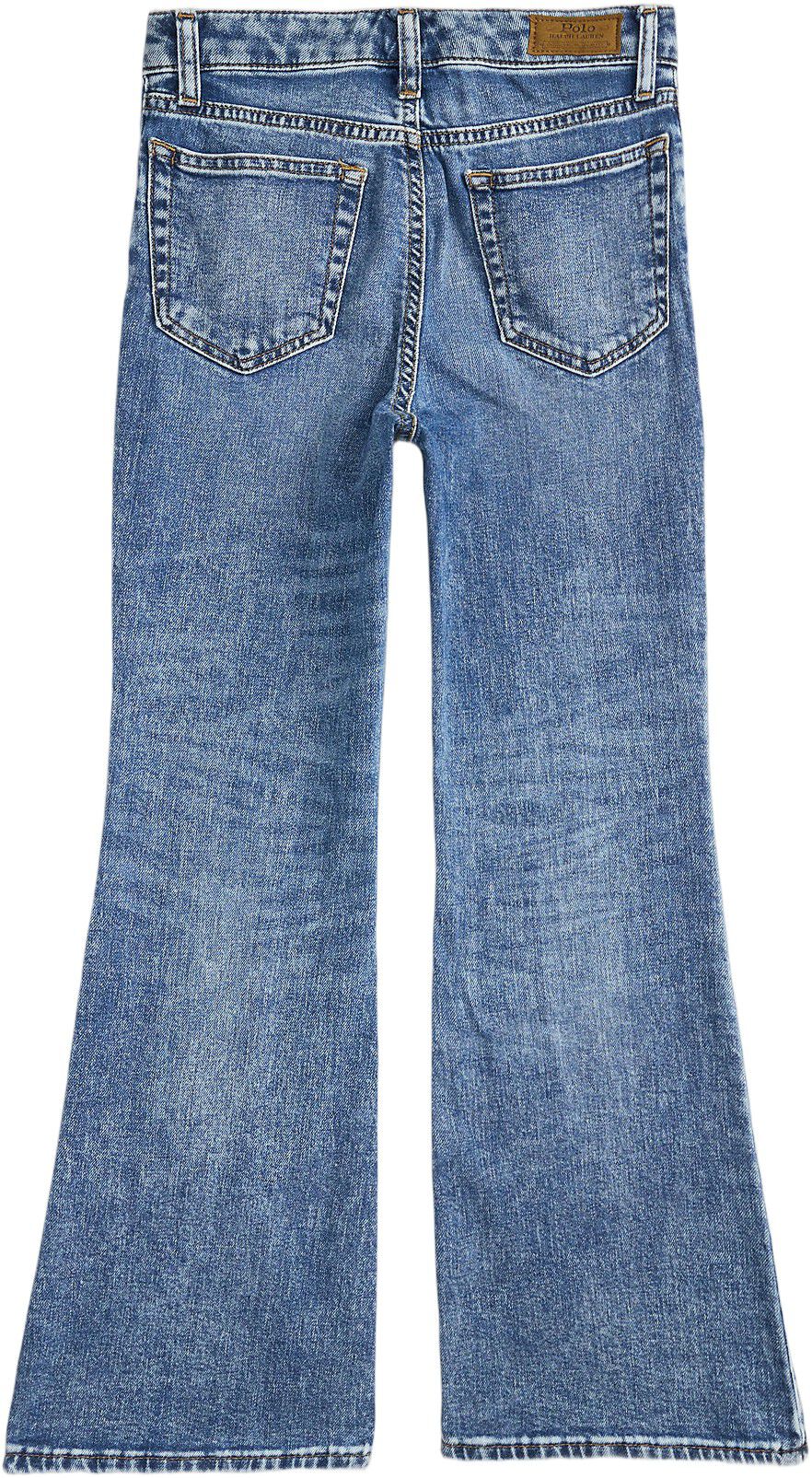 Flared Indigo Denim Jean